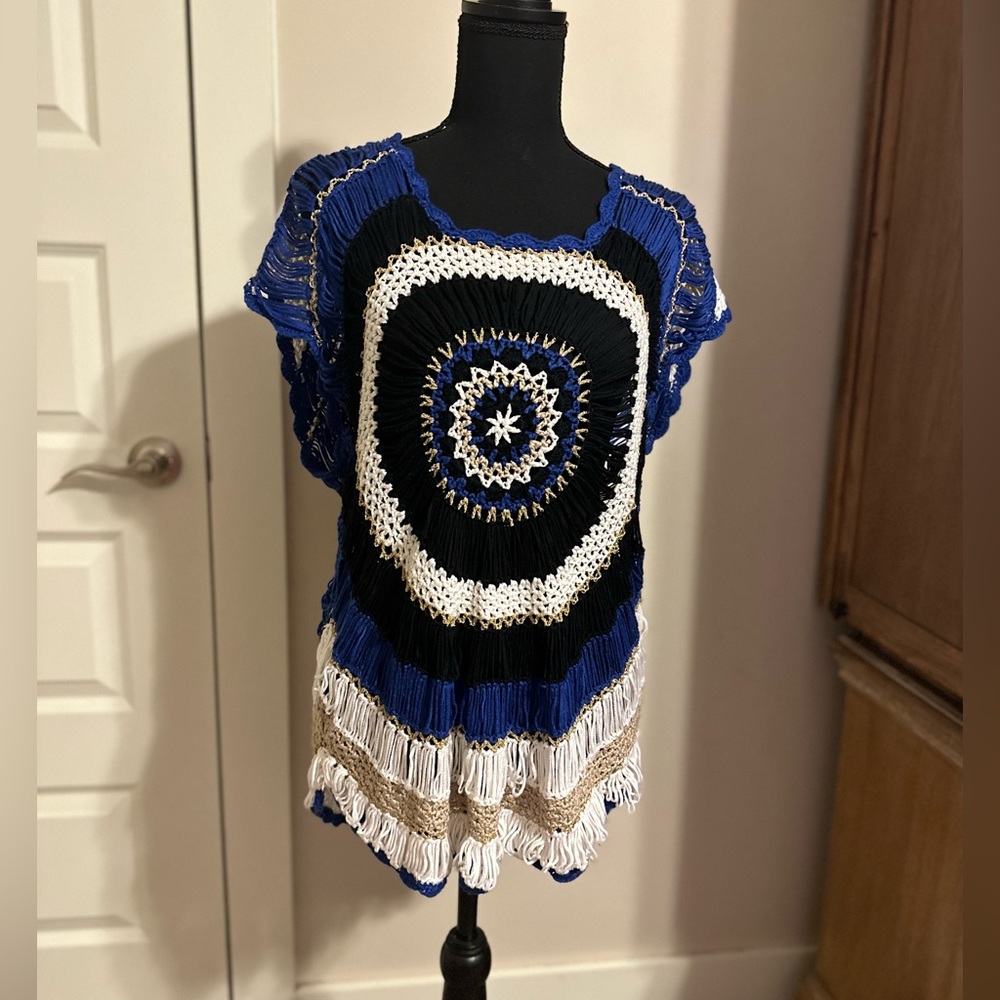 BOHO Crochet Shell L